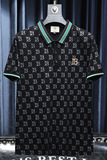 2024夏季新款高端品质丝光棉男士潮流短袖T恤QT6012AFD8529T-P80，男装T恤，钱塘6012(原3012)