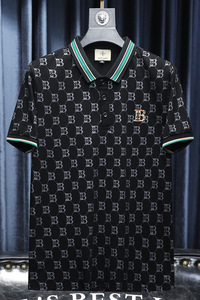 2024 夏季新款高端品质丝光棉男士潮流短袖T恤QT6012AFD8529T-P80图片