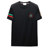 2026夏季新款品质丝光棉男潮流短袖T恤QT6012AFD2620T-P75，男装T恤，阿丰达