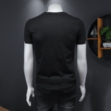 假模夏季新款高端品质丝光棉男士潮流短袖T恤QT3001AFD81008T-P70，男装T恤，阿丰达