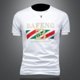 2026假模夏季新品质丝光棉男潮流短袖T恤QT6012AFD2611T-P75，男装T恤，钱塘6012(原3012)