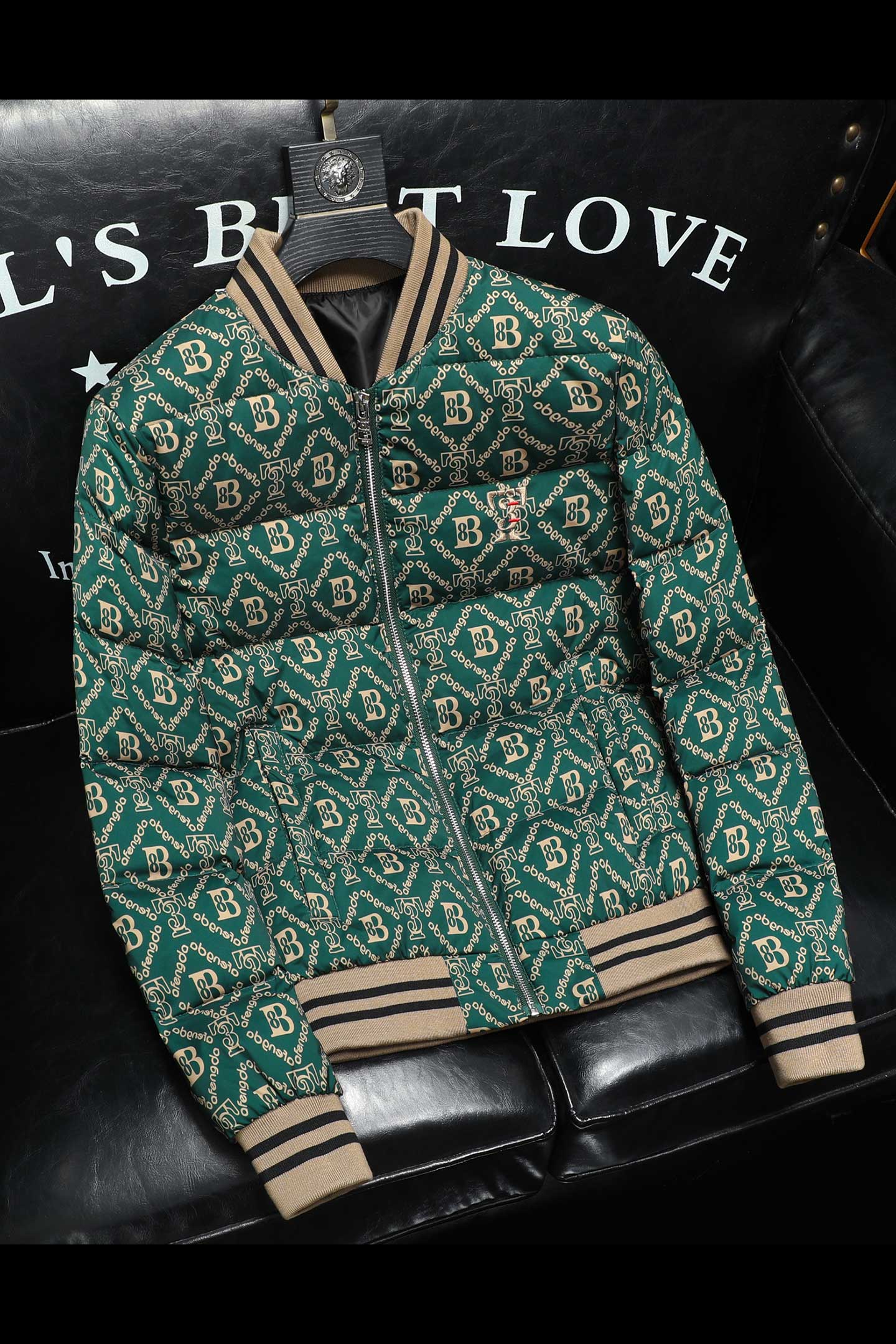 2026新款男士立领开衫时尚潮流羽绒服外套QT6012AFD7801-P300,男装羽绒服,阿丰达