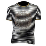 2024夏季新款高端品质丝光棉男士潮流短袖T恤QT3012AFD7020T-P70，男装T恤，钱塘6012(原3012)