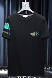 2023夏季新款高端品质丝光棉男士潮流短袖T恤QT3012AFD8383T-P70，男装T恤，钱塘6012(原3012)