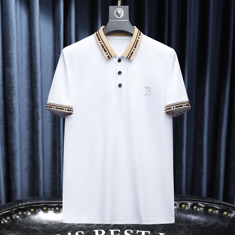 2024夏季新款高端品质丝光棉男士潮流短袖T恤QT6012AFD8526T-P80,男装T恤,钱塘6012(原3012)