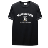 2026夏季新款品质丝光棉男潮流短袖T恤QT6012AFD2610T-P75，男装T恤，阿丰达