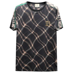 2024夏季新款高端品质丝光棉男潮流短袖T恤QT6012AFD9905T-P75图片