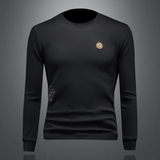 2025假模四季款男士圆领潮流刺绣时尚卫衣QT6012AFD9320Y-P125，男装卫衣，阿丰达