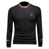 2025假模四季款男士圆领潮流刺绣时尚卫衣QT6012AFD9319Y-P125，男装卫衣，阿丰达