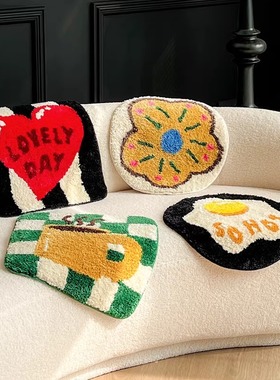 Easygood防滑簇绒椅垫家用办公室防凉久坐屁股垫学生多功能坐垫