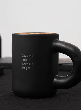 Easygood北欧陶瓷马克杯咖啡杯喝水杯子大容量简约家用办公室茶杯