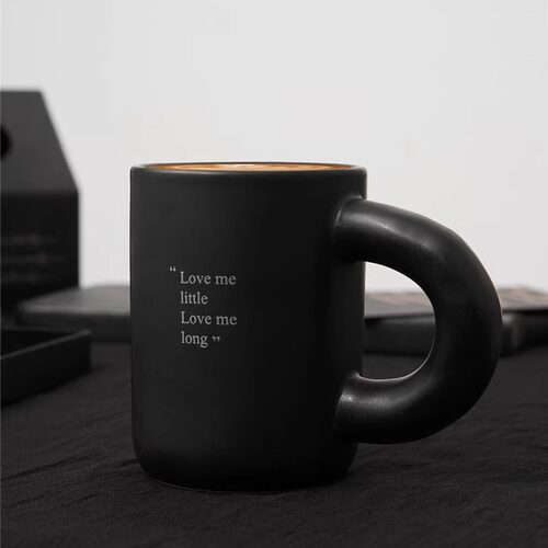 高级简约马克杯高颜值陶瓷咖啡杯