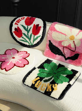 Easygood防滑簇绒椅垫家用办公室防凉久坐屁股垫学生多功能坐垫