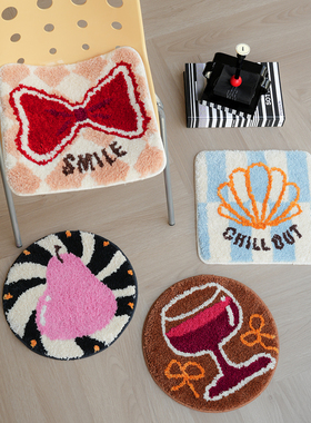 Easygood防滑簇绒椅垫家用办公室防凉久坐屁股垫学生多功能坐垫