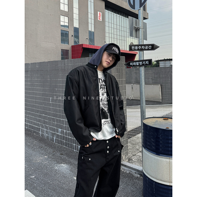 THREENINE550g网眼连帽夹克