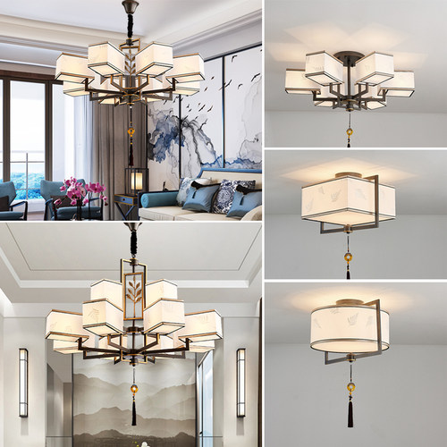 新中式吊灯客厅灯中国风