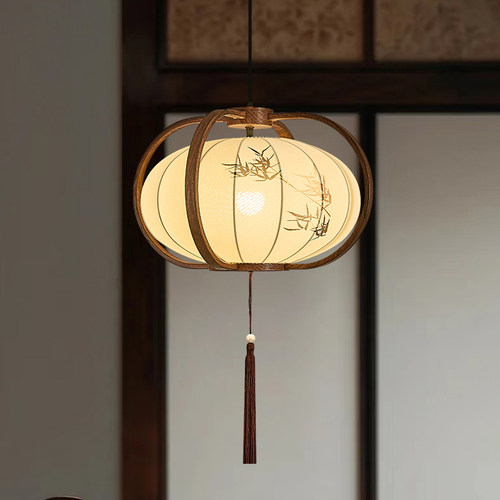 宋代美学中古风复古餐厅吊灯