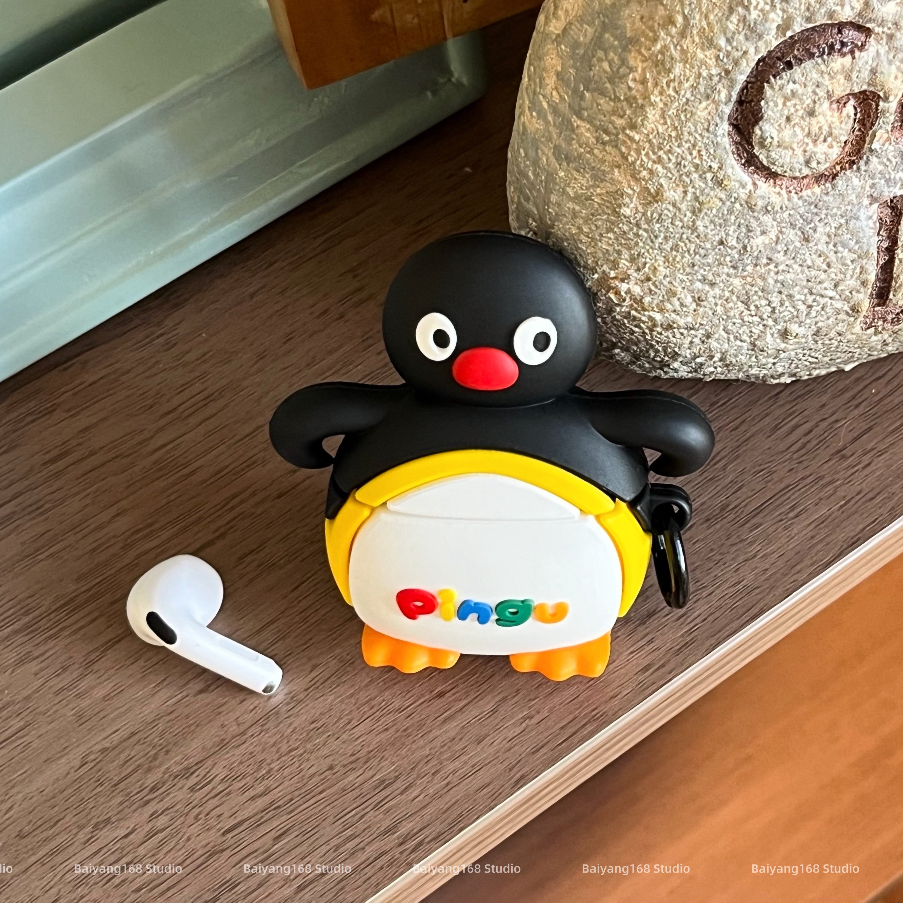可爱立体pingu企鹅适用airpods4保护套苹果耳机保护壳a