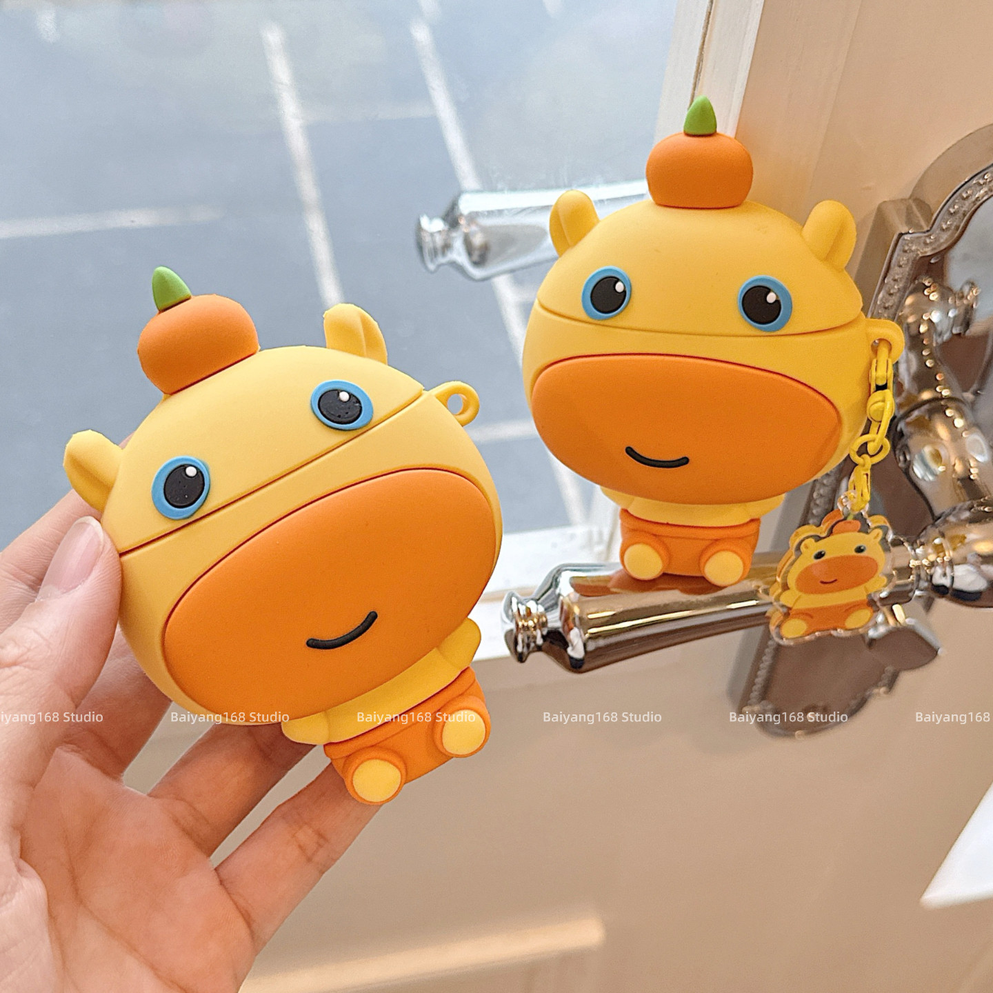 ins可爱卡通噜噜适用苹果airpods4蓝牙无线耳机保护套airpodspro2硅胶软壳airpodpro3三代耳机壳女生新款小众