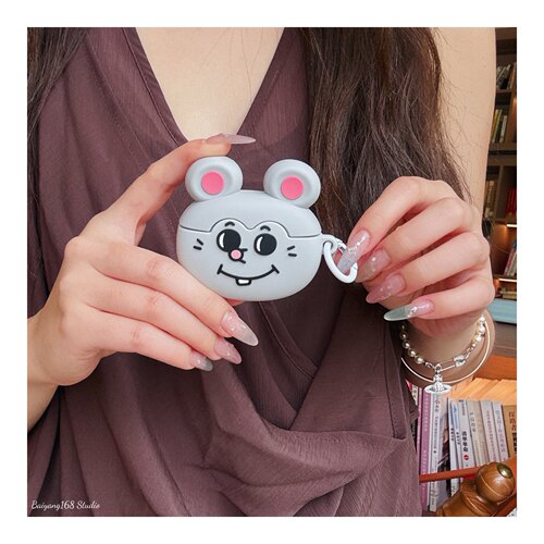 可爱卡通美叽大鼠Airpods耳机套