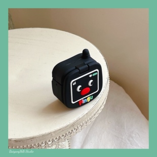 翻盖大哥大pingu企鹅适用airpods4保护套苹果耳机保护壳airpodspro2无线蓝牙耳机套ipod盒二三代airpod耳机壳