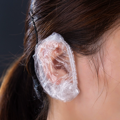 Смывающаяся косметическая холодная завивка, наушники для парикмахерской, защита для ушей, увеличенная толщина