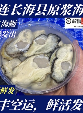 【顺丰特快】鲜活海捕大连金石滩海蛎子活kuo海蛎子肉2斤