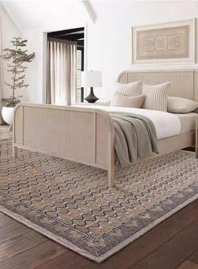 土耳其进口编织地毯卧室书房户外毯防水长方形好打理耐用客厅民宿