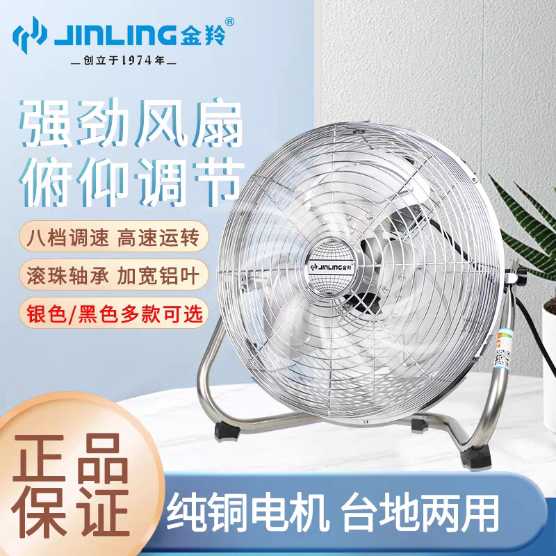 电风扇趴地扇金羚台式落地扇图片