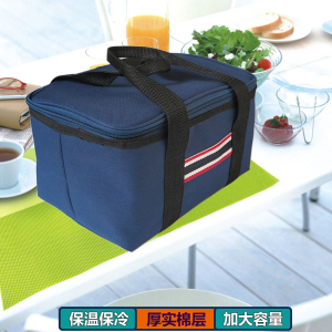 华美铝箔大容量收纳保温袋饭盒保鲜盒便当包加厚可水洗餐盒袋