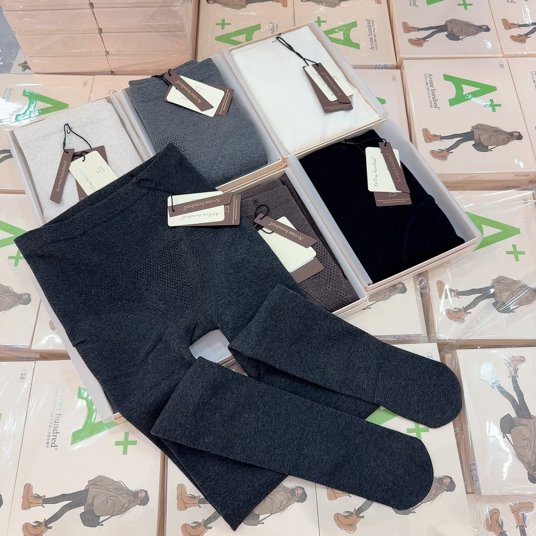 A+A78秋冬新款200克高腰收腹裤婴儿绒保暖裤连裤袜外穿显瘦打底裤