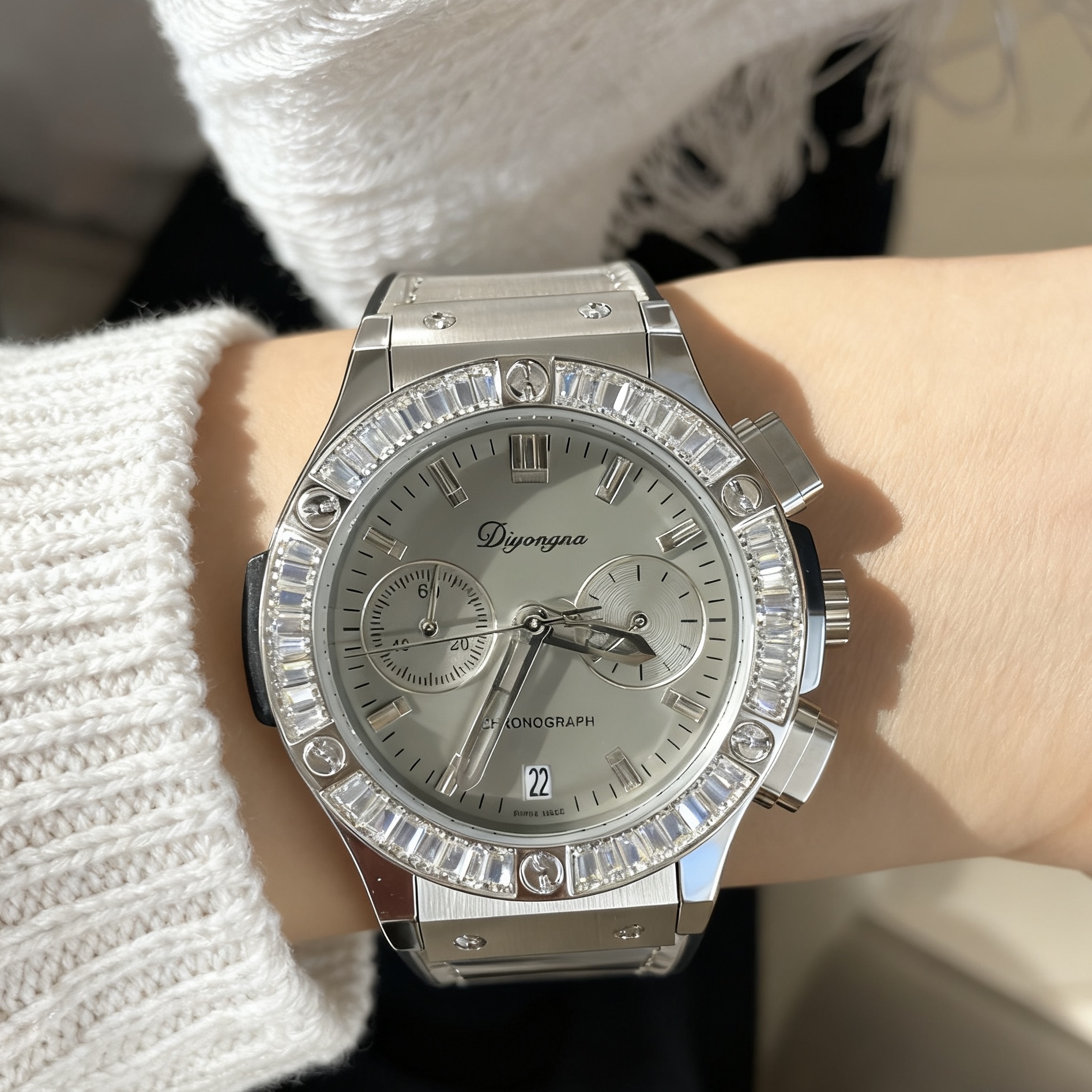 莫兰迪灰2025新款手表女款小众轻奢时尚女式名牌正品机械女士腕表