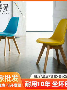 塑料成人加厚靠背椅休闲椅子