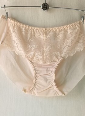 韩国品牌EBLIN专柜正品清新素雅蕾丝花朵肤色无痕平角内裤女底裤