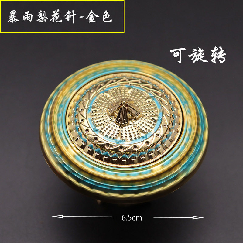 dl周边6厘米可旋转暴雨梨花针枪色金属暗器武器工艺品模型