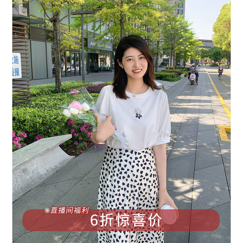 紫璐莱治愈系立体钉珠花朵夏季