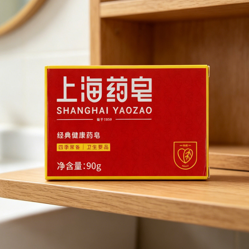 上海药皂清洁皂洗澡清洁沐浴香皂洗手洗脚肥皂经典国货洗内衣药皂