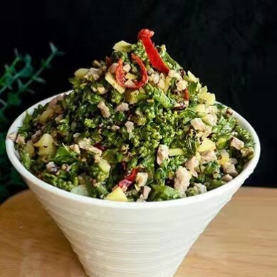 湖北广水特产干野菜干珍珠花又名百花鸟野山珍花儿菜山野菜