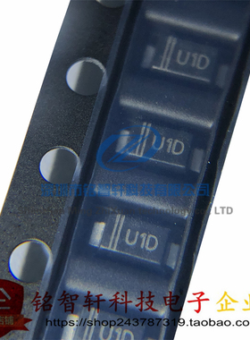 US1DW 丝印 U1D SOD-123FL 1206贴片超快恢复二极管1A 200V 100只