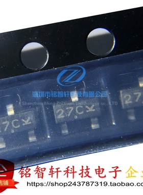 MMBZ27VCLT1G 丝印 27C SOT23 27V 原装全新 ESD抑制器/TVS二极管
