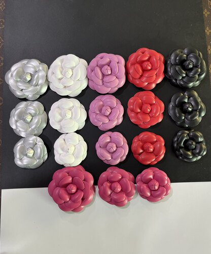 新款多规格高端超纤面料定型花