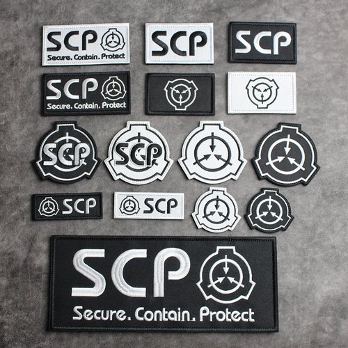 臂章SCP基金会标志刺绣魔术贴章