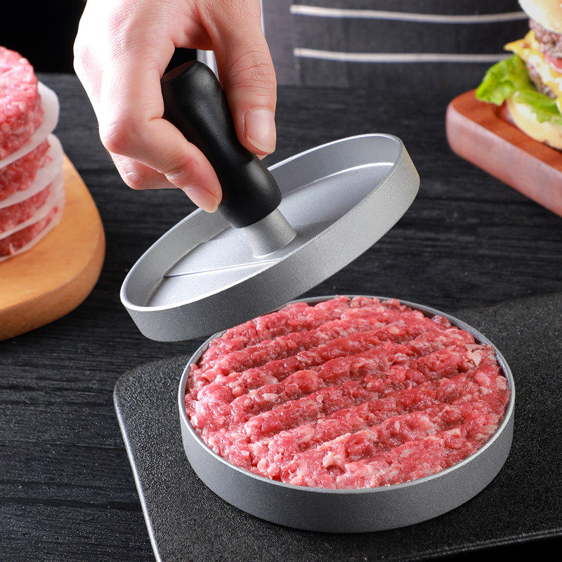 牛肉饼模具汉堡压肉饼器做鲜虾饼圆形牛排模具不锈钢煎蛋自制工具