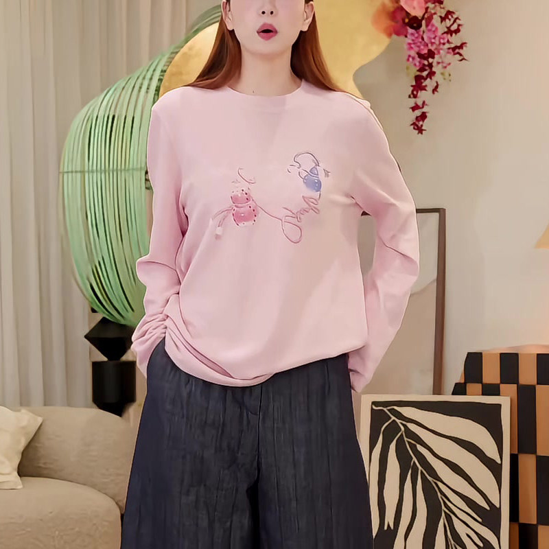 长袖t恤女2026秋冬百搭宽松内搭打底衫显瘦上衣,女装/女士精品,大码内搭,淘宝优惠券,粉丝福利购,淘宝优惠卷