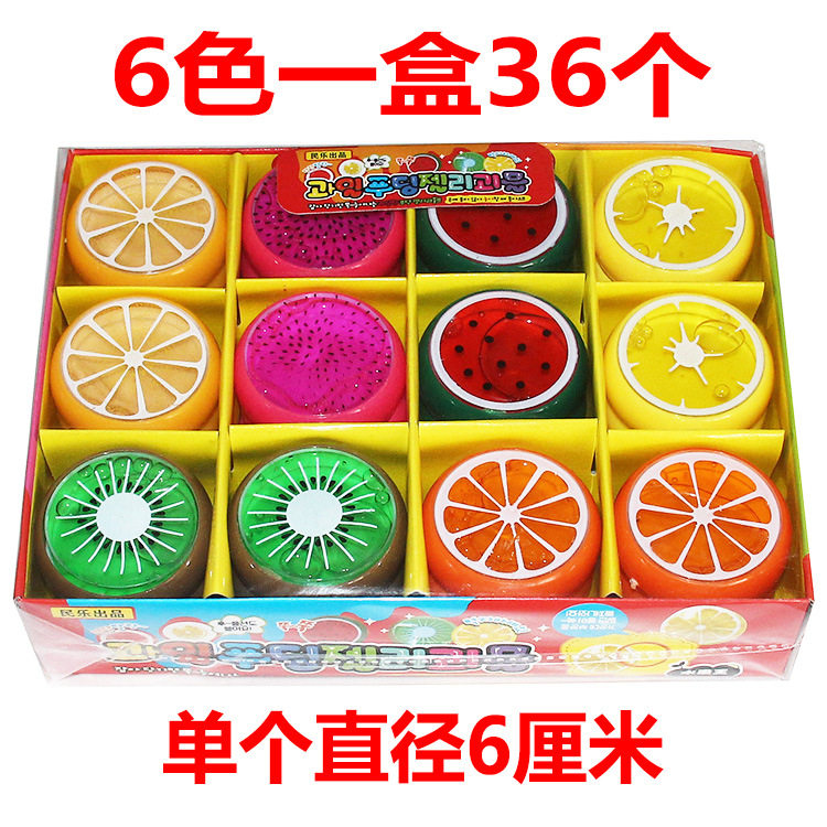 包邮水果水晶泥粘土韩国透明果冻泥环保手工diy彩泥拉面儿童玩具