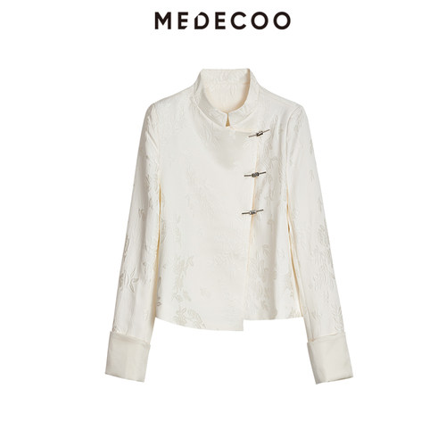 MEDECOO新中式短款提花外套