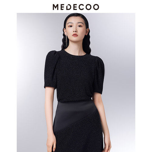 MEDECOO短袖小香风薄款T恤