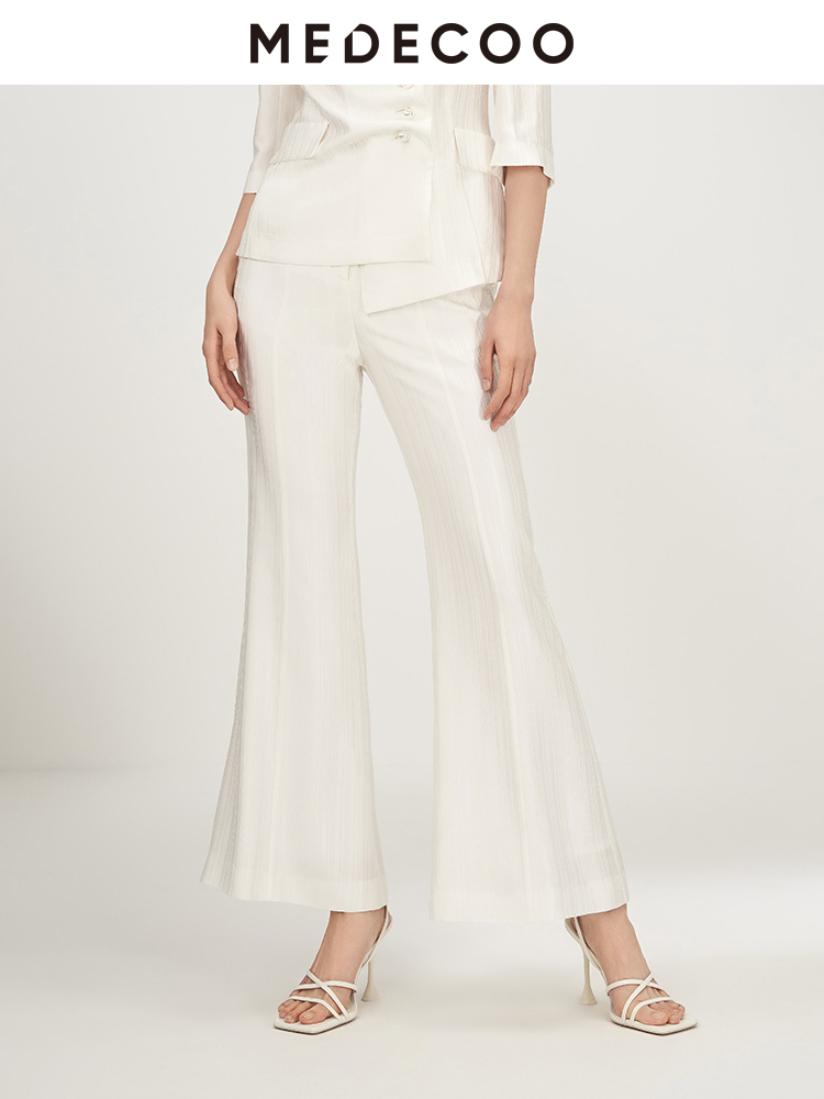 MEDECOO长裤修身显瘦阔腿裤