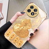 适用招财葫芦一加13T手机壳15防摔12国风11玻璃10pro新款 9R高级感女专用ace5竞速版 3V保护套2V全包oneplus外