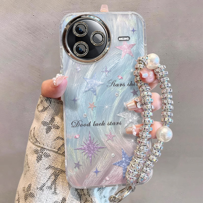 适用红米K系列彩色星星手机壳
